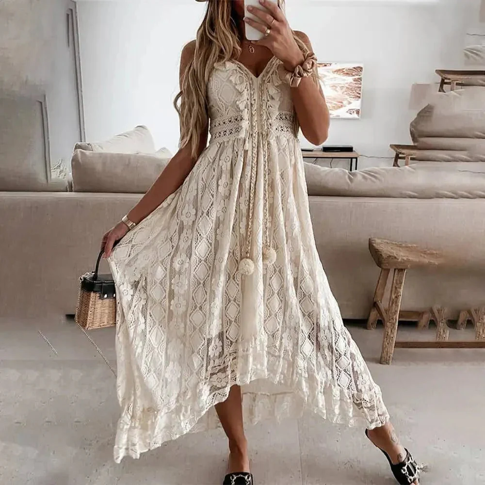 Zina | Elegantes und bequemes Boho-Spitzenkleid für Frauen - Image 2