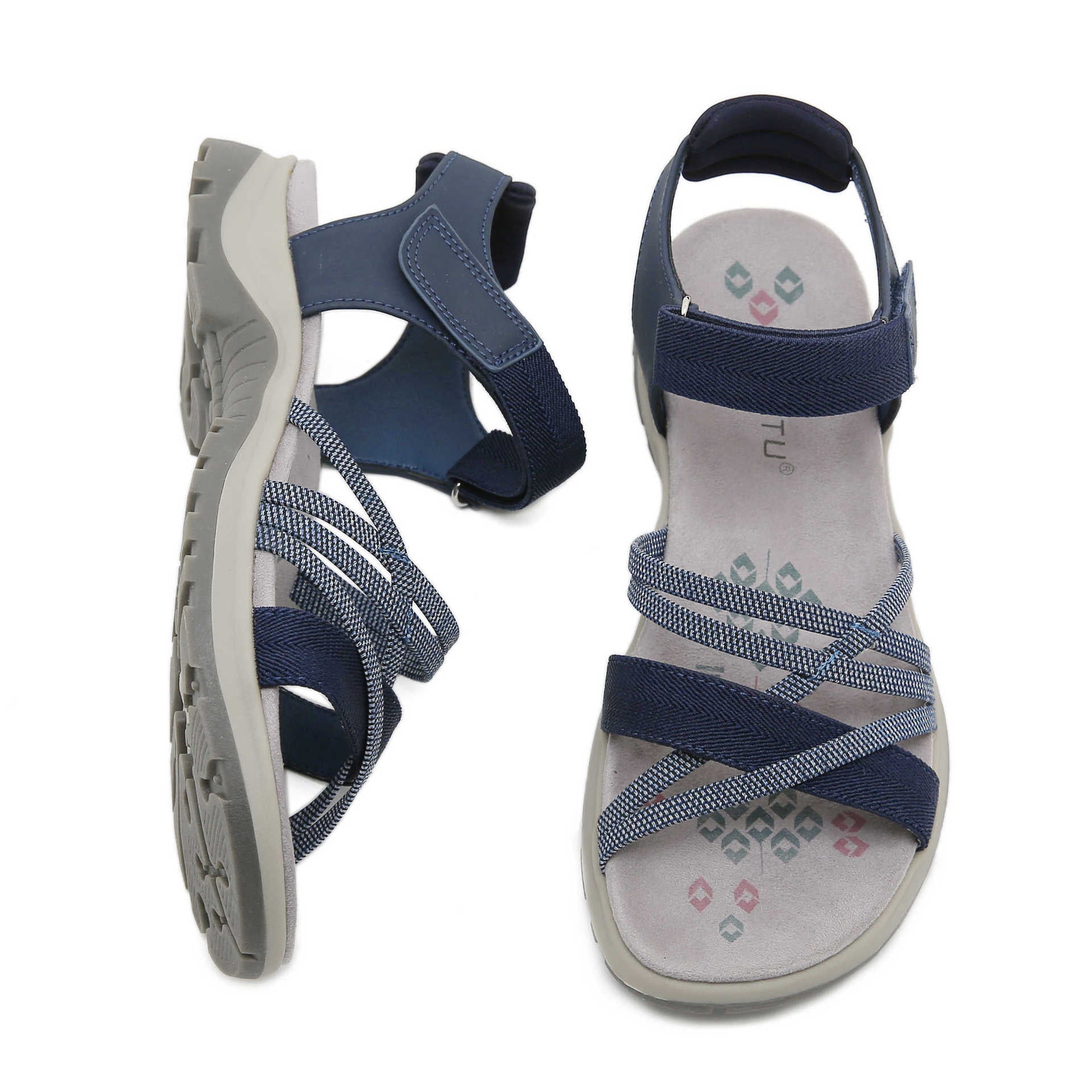 Zoé- Damen Wandersandalen mit variablen Riemen und Fußbetttechnologie - Image 2