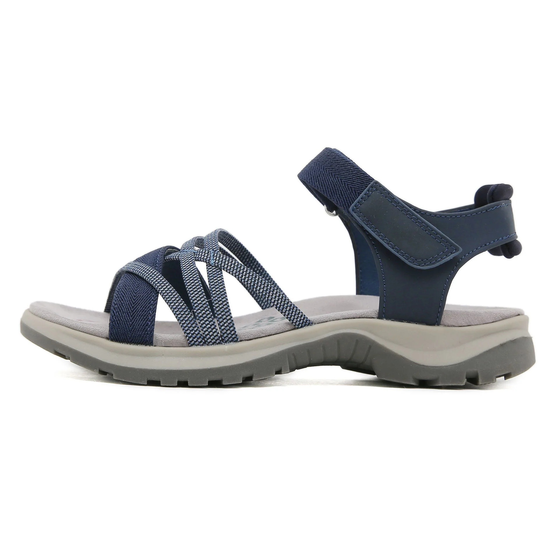 Zoé- Damen Wandersandalen mit variablen Riemen und Fußbetttechnologie - Image 4