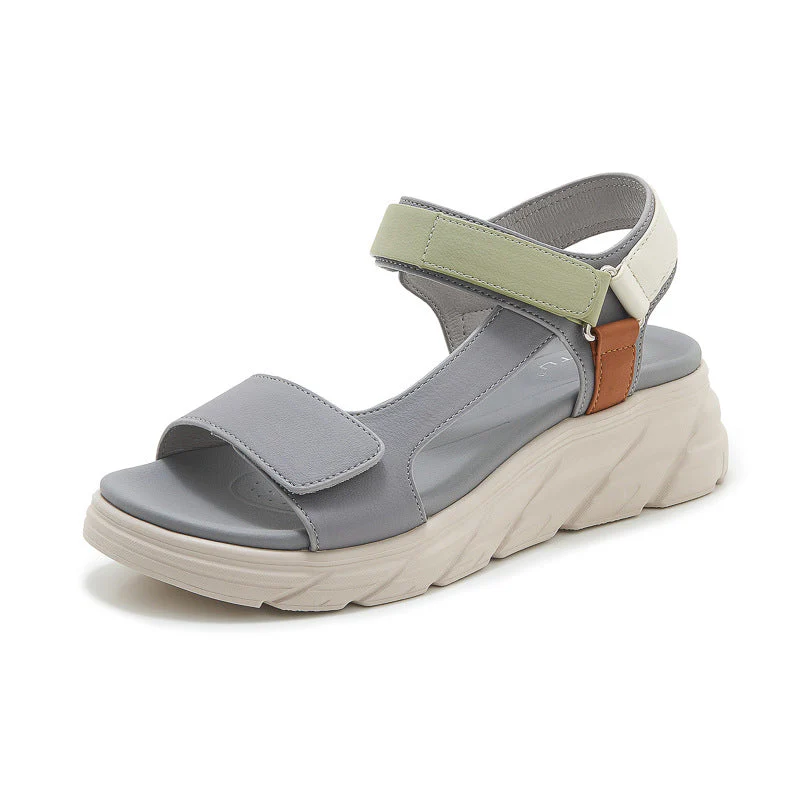 Zofia- Damen Sportliche Wedgesandalen mit verstellbaren Riemen - Image 2