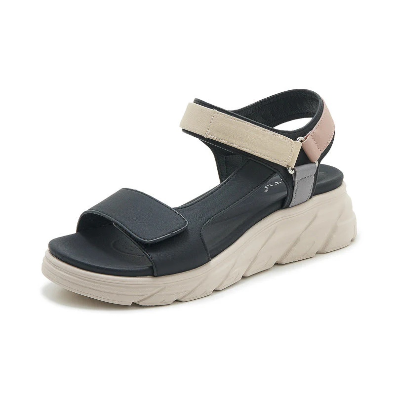 Zofia- Damen Sportliche Wedgesandalen mit verstellbaren Riemen - Image 3