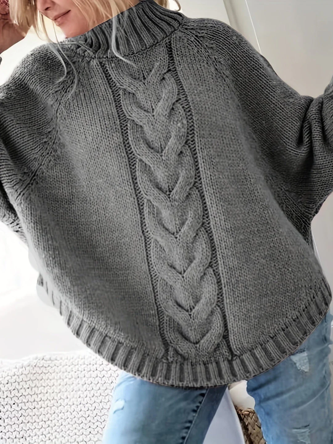 Zopfmuster-Pullover – Mühelose Wärme mit schicker Eleganz - Image 3