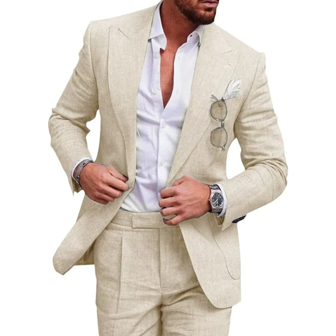 Zweiteiler Herren Sommer Hochzeitsgast Anzug | Jacke und Hose - Image 2