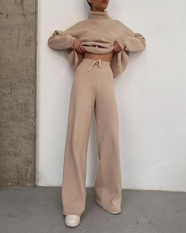 Zweiteiliges Pullover und Hosen Set - Image 2